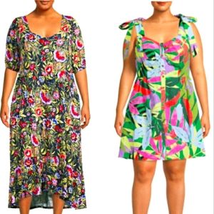2 NWT 3X Terra & Sky's Sun dresses